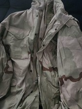 US Army, Coat, Cold Weather Field, Field Jacket, Dessert Pattern, Large Regular