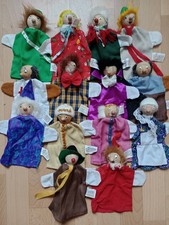Hohenloher Puppen, 14 Handpuppen, Kasperlfiguren, gebraucht