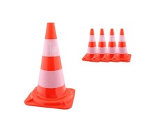 4 Stk. 50cm Verkehrsleitkegel