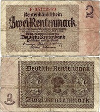 Banknote Rentenbankschein 2