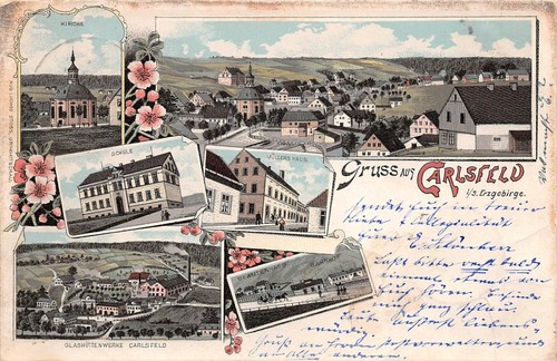 Gruss aus carlsfeld bahnhof - aus,