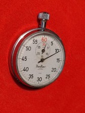 Hanhart Stoppuhr 3 Steine shock proof made in Germany antimagnetic water resist