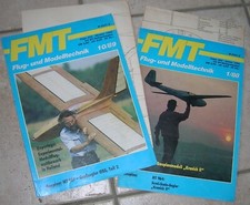 2 Hefte Flug + modelltechnik - FMT 1/88 / Folge 384 + 10/89 Folge 405