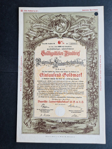 Gold pfandbrief bayerische - 6, %