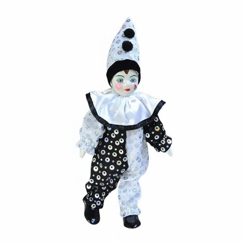 Porzellan clownpuppe - porzellan,