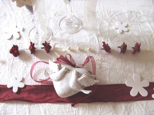 Hochzeit dekoration tisch herz - hochzeit,