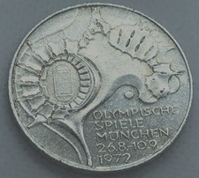 10 DM Silbermünze Münze