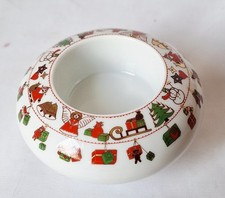 Arzberg, weihnachtlicher Teelichthalter, Tisch-Deko, Weihnachten, Porzellan