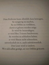 7 x Buch Alfred Döblin 1977