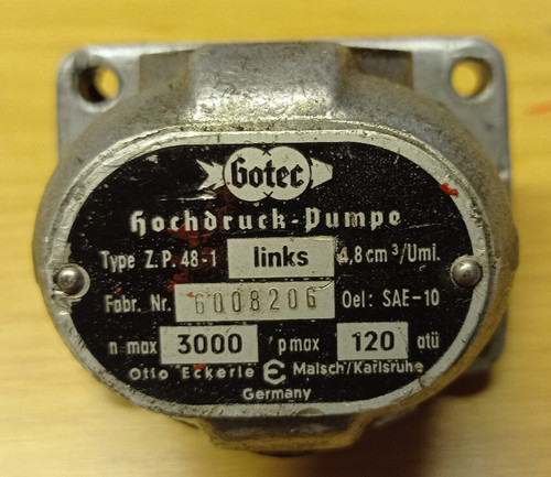 Porsche diesel hydraulikpumpe - porsche,