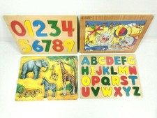 4er Set Einlegepuzzle