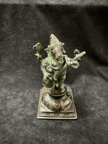 Ganesha figur bronze indisch - ganesha,