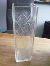 Vase Glas eckig
