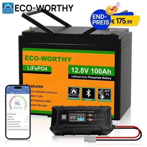 100ah lifepo4 bluetooth - 12.8v,