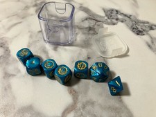 Blood Bowl Lizardmen gold dice