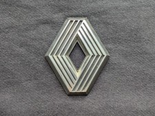 Renault Emblem, Metall auf Plastik Träger, ca. 7,6 cm hoch
