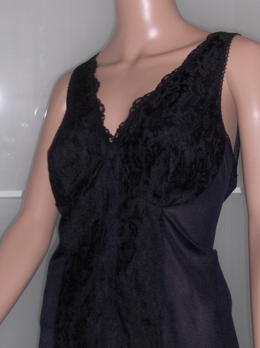 70er vintage nylon unterkleid - 70er,