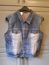 Jeansjacke ärmellos