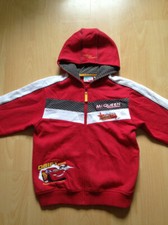 Cars Sweatjacke 134/140 Kapuzenjacke Hoodie rot
