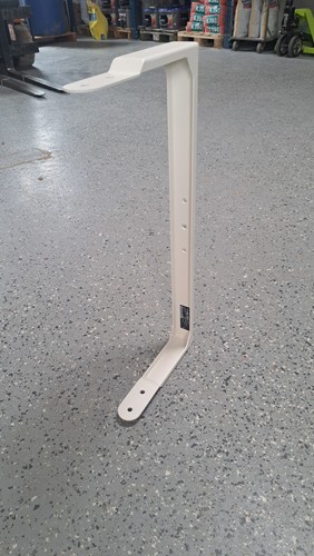 Boxenwandhalterung weiß für