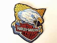 Aufnäher - Patches - HARLEY DAVIDSON - ORIGINAL - Weißkopfseeadler - BENUTZT