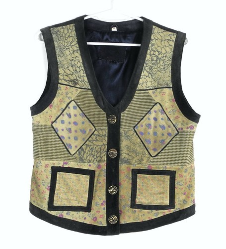 Leather sound trachtenweste - leather,