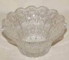 Schale Kristall Böhmen Bohemia Crystal