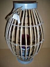  Laterne Windlicht Rattan