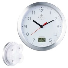 Funk Alu Badezimmer Wanduhr