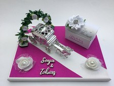Geldgeschenk Hochzeit  Kutsche
