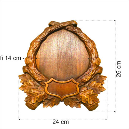Trophäenbrett massivholz - massivholz, |