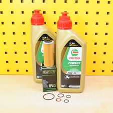 Ölwechselset für: KTM 350 Freeride Ölfilter Dichtungen Castrol Ultimate 10w50