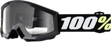 100% Strata Mini Grom Black Goggles Motocross Enduro Kinderbrille schwarz