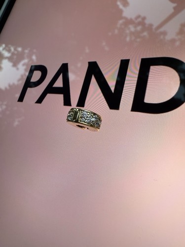 Pandora clip gold - 2x, clip,