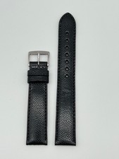 NOS Chronoswiss Black Lizard Watch Strap 18mm – Generic Steel Clasp