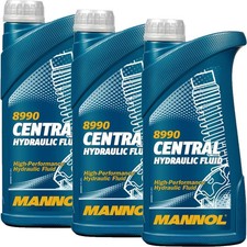 3 LITER MANNOL SERVOLENKUNGSÖL ZENTRALHYDRAULIKÖL GRÜN für VW AUDI SEAT SKODA