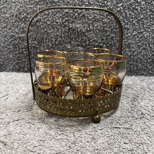 Schnapsgläser mit gold - 6,