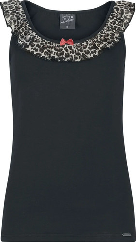 Pussy deluxe top damen leo - top,
