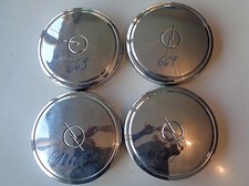 Opel Rekord D Manta A B Kadett B C Radkappen Radblenden Zierkappen Chrom Set