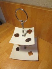 Mini etagere weiß porzellan - etagere,