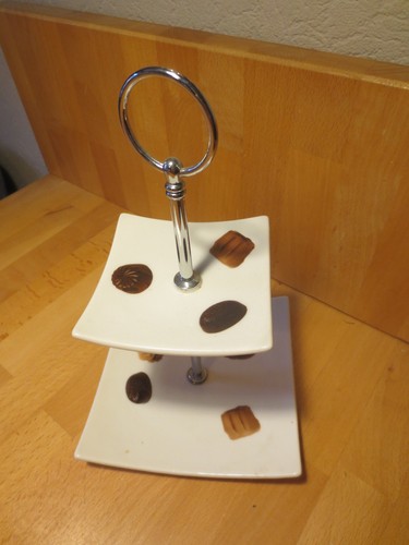 Mini etagere weiß - etagere, porzellan