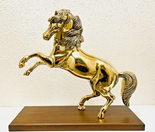 Pferde figur messing - pferde,