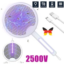 Handheld Elektrische Mücke Fliegenklatsche Bug Zapper Racket Fly Killer UV Swatt