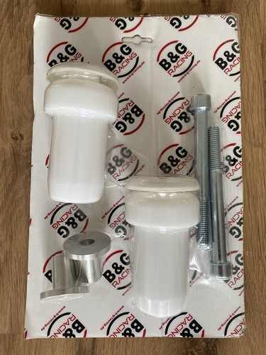 Sturzpads racing weiß - b&g,