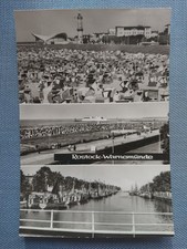 Old Postcard AK Rostock
