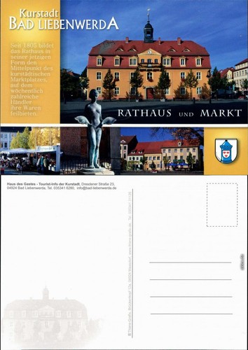 Ansichtskarte bad liebenwerda - ansichtskarte,