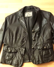 Nappaleder Damenjacke  von Rosner, schwarz, Gr.38, sehr weich, gut erhalten