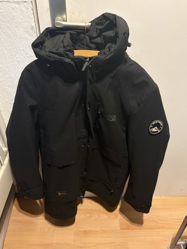 Schwarze herren winterjacke - schwarze,