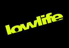 2x Lowlife NEON GELB Aufkleber Style Decal Bike LKW Car Auto Sticker JDM Tuning