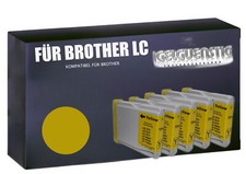 5 Druckerpatronen yellow
